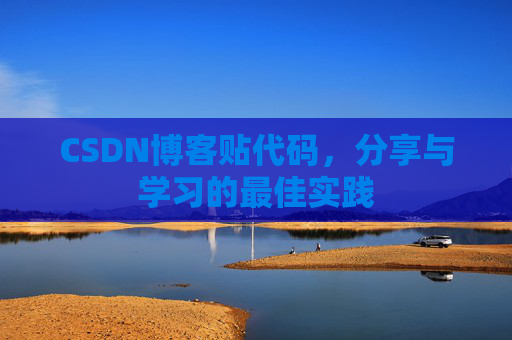 CSDN博客贴代码，分享与学习的最佳实践